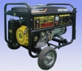 Электрогенератор бензиновый Huter DY8000LX с колёсами 